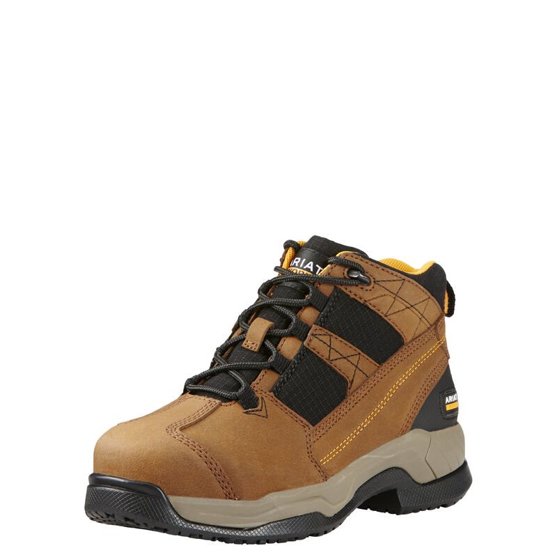 Ariat Contender Steel Toe Kahverengi Iş Ayakkabıları Bayan (40153-739)